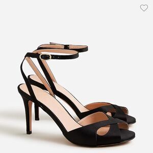 J.Crew Collection Rylie cutout heels in Italian satin